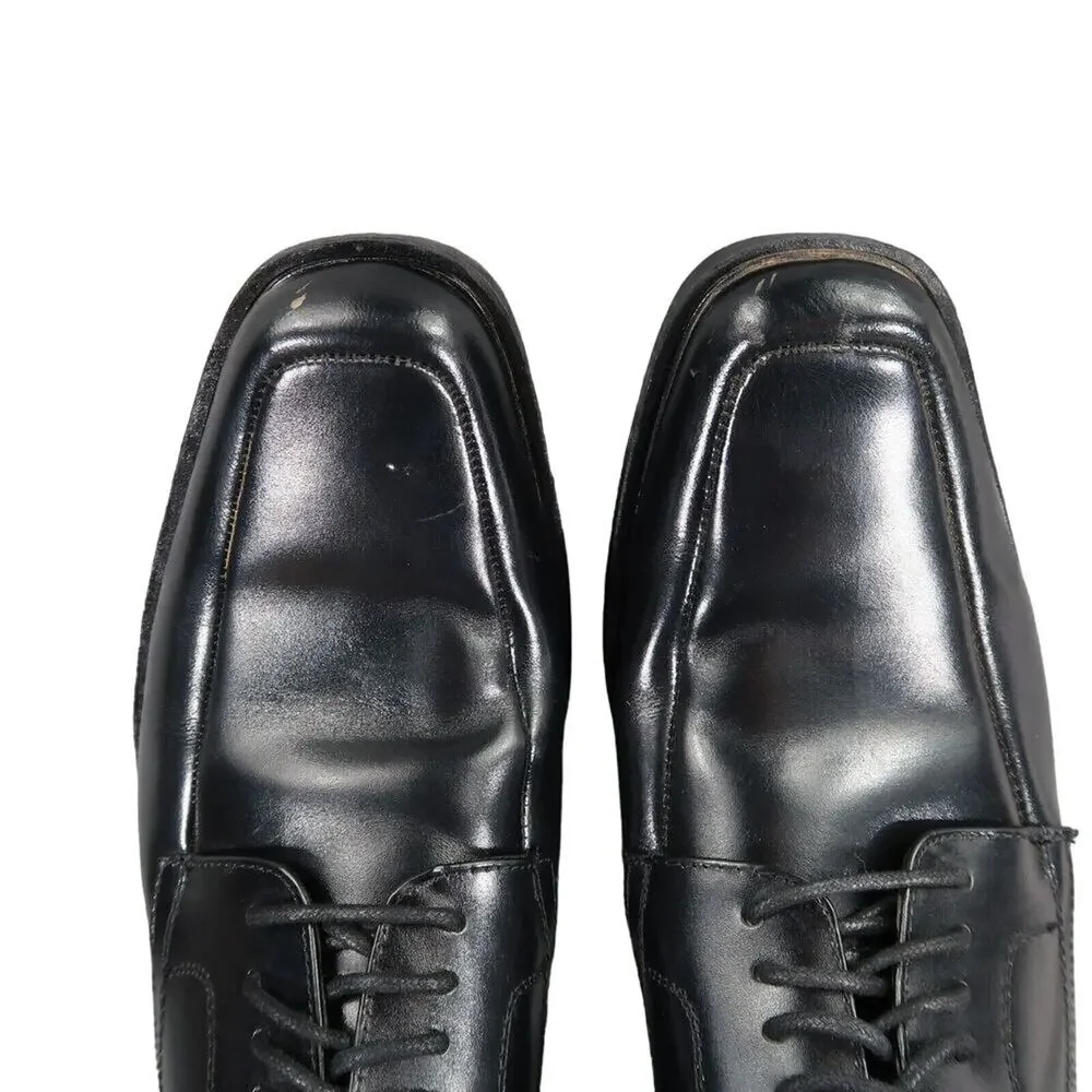 Stacy Adams Shoe Mens 8 Oxford Dress Formal Leather Square Toe Derby Calhoun Moc
